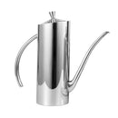 Stainless Steel Oil Drizzler 700ml Dressing Pourer Vinegar Cruet Dispenser