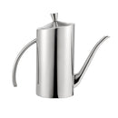 Stainless Steel Oil Drizzler 500ml Dressing Pourer Vinegar Cruet Dispenser