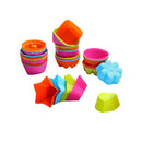 36 Pieces Silicone Muffin Cake Pop Mold Pudding Jelly Moulds Baking Tool