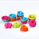 24 Pieces 3D Silicone Mould For Doughnut/ Cake/ Pudding/ Jelly/ Chocolate Baking