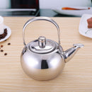 Stainless Steel Teapot Kettle Coffee Pot With Tea Leaf Strainer Infuser 1.6L
