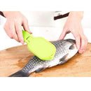 Stainless Steel Fish Scale Cleaner Skin Scraper Brush Shaver Remover Descaler Skinner Scaler Fishing Tools