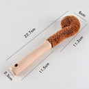 Coconut Fiber Brush Bottle Coffee Cup Glass Washing Cleaning Cleaner Tool