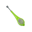1 Pack Press Tea Infuser Silicone Filter Loose Tea Leaf Bagged Teas Strainer with Mesh Cover