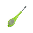 1 Pack Press Tea Infuser Silicone Filter Loose Tea Leaf Bagged Teas Strainer with Mesh Cover
