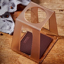 1pc Drip Station Drip Coffee Stand Pour Over Coffee Dripper Stand Filter Holder Gift, Brown
