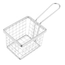 Square Stainless Steel Mesh Strainer Basket for Fried Food Vegetable