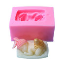 Silicone 3D Sleep Baby Shape Fondant Mould Cake Icing Mold Baking Tools DIY