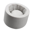 Round Flower Pot Mold Silicone Mold For Vase Cement Concrete Silicone Mould