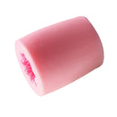 Random Color 3D Cylinder Rose Flower Silicone Mold Soap Crayon, Wax, Plaster