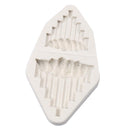 Flower Lace Cake Fondant Side Baking Stencil Wedding Decor Mold DIY Tool
