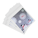 100Pcs/Bag OPP Clear Seal Self Adhesive Plastic Jewelry Decor Packing Bag