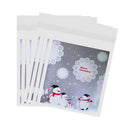 100Pcs/Bag OPP Clear Seal Self Adhesive Plastic Jewelry Decor Packing Bag