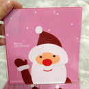 100Pcs/Bag OPP Clear Seal Self Adhesive Plastic Jewelry Santa Packing Bag