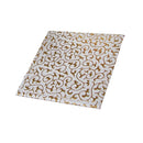 Gold Embossed Square Drink Cup Mat Leather Coasters for Wedding Party Gift