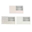 Gold PU Leather Pen Pencil Holder Stationery Container Desktop Organizer Mobile Phone/ Remote Control/ Card Holder Home Office Storage Box