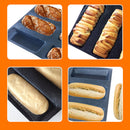 Silicone Non stick Baking Liners Mat Bread Mold 6 Loaf Bread Mould Form