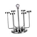 Wine Glass Racks - Holds 6 Wine Glasses Home Bar Decor Stainless Steel Craft