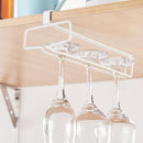 Stemware Wine Glass Hanger Rack Under Cabinet Kitchen Bar Storage Rack