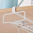 Stemware Wine Glass Hanger Rack Under Cabinet Kitchen Bar Storage Rack