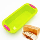 3pcs/set Silicone Cake Mold Baking Pan Bread Toast Box Mould Bakeware Tray, Made of silicone material, tasteless, non-toxic