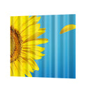 180 x 180cm Extra Wide Sunflower EVA Bathroom Shower Curtain + Hook - Waterproof, Non Toxic, Eco-Friendly, No Chemical Odor