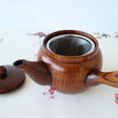 Japanese Style Mini Wood Wooden Tea Kettle Small Teapot Kung fu Tea Set