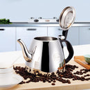 1.2L Stainless Steel Kettle Boiler Water Tea Coffee Hot Pot Heater Handle, made of food grade 304 stainless steel