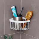 1pc Metal Kitchen Sink Caddy & Sponge Holder Storage with Strong Suction