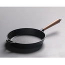 Cast Iron Frying Pan Skillet Grill Camping Fry Pan Kitchen Cookware 22cm