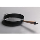 Cast Iron Frying Pan Skillet Grill Camping Fry Pan Kitchen Cookware 22cm