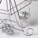 Cupcake Stand Holder Ferris Wheel Metal Muffin Wedding Birthday Party Decor, 47x34.5x47.5cm