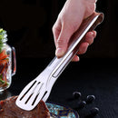 Stainless Steel Tongs BBQ Kitchen Cooking Food Serving Utensil Tong 24x4.5cm, Made of high quality of stainless steel, durable and pratical