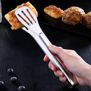 Stainless Steel Tongs BBQ Kitchen Cooking Food Serving Utensil Tong 24x4.5cm, Made of high quality of stainless steel, durable and pratical