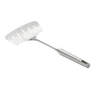 Stainless Steel Fried Fish Steak Pizza Chicken Wings Turner Slotted Spatula Kitchen Cooking Tool with Anti-scald Handle