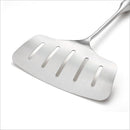 Stainless Steel Fried Fish Steak Pizza Chicken Wings Turner Slotted Spatula Kitchen Cooking Tool with Anti-scald Handle