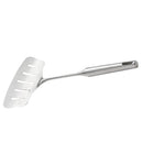 Stainless Steel Fried Fish Steak Pizza Chicken Wings Turner Slotted Spatula Kitchen Cooking Tool with Anti-scald Handle