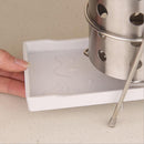 Stainless Chopsticks Cage Cutlery Storage Box Draining Rack Holder Silver