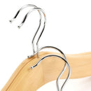 Wooden Clothes Hanger Coat Pant Suit hanger Rack Wardrobe Wood Rack