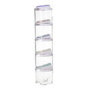 5pcs Cruets Condiment Spice Jar Storage Seasoning Container Kitchen Cabinet
