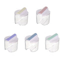 5pcs Cruets Condiment Spice Jar Storage Seasoning Container Kitchen Cabinet