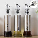 Olive Oil Dispenser 3pcs Oil & Vinegar Dispensers Seasoning Bottles + Funnel