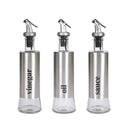 Olive Oil Dispenser 3pcs Oil & Vinegar Dispensers Seasoning Bottles + Funnel