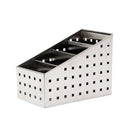 4 Compartment Storage Box Stationery Tableware Storage Hollow Out Container