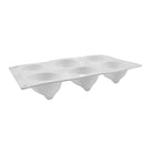 6 Holes Silicone Christmas Hat Cake Mold for mousse, jelly, prepared food, chocolate