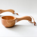 Wooden Joint Spoon Long Handle Ladle Dipper Japanese Bailer for Tea Ceremony Professional Nonstick Safe Modern Cooking Tools Kitchen Utensil