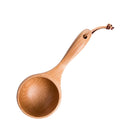 Wooden Joint Spoon Long Handle Ladle Dipper Japanese Bailer for Tea Ceremony Professional Nonstick Safe Modern Cooking Tools Kitchen Utensil
