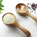 Wooden Joint Spoon Long Handle Ladle Dipper Japanese Bailer for Tea Ceremony Professional Nonstick Safe Modern Cooking Tools Kitchen Utensil