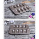 8 Cavity Non-stick Carbon Steel Mini Hotdog-shaped Cake Pan, Bread Mold for Oven Baking