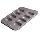 8 Cavity Non-stick Carbon Steel Mini Hotdog-shaped Cake Pan, Bread Mold for Oven Baking